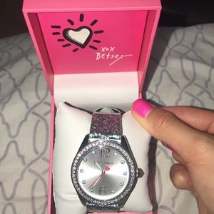 betsey johnson sequin watchSOLD